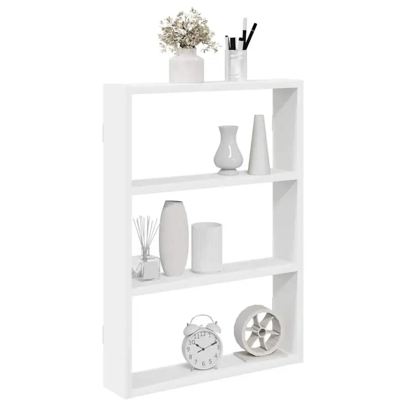 Étagère murale échelle blanche