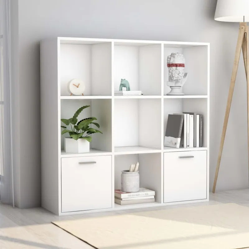 Bibliothèque cube modulable blanche