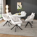 Chaises pivotantes velours, lot de deux
