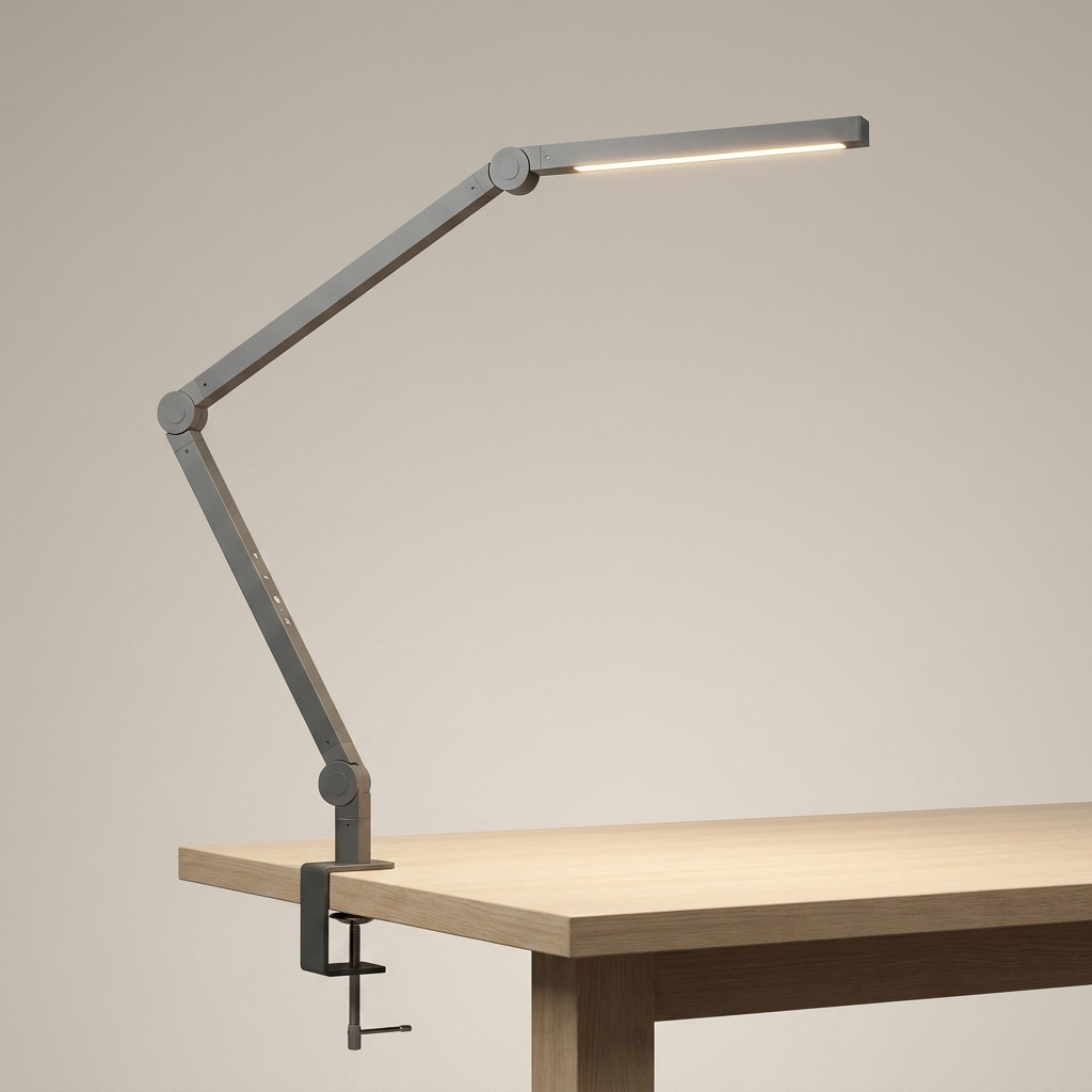 Lampe de Bureau LED Bras Articule Dimmable - Deskara - photo studio professionnelle