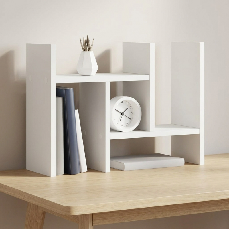 Organisateur de Bureau en Bois Modulable - Deskara - photo studio professionnelle